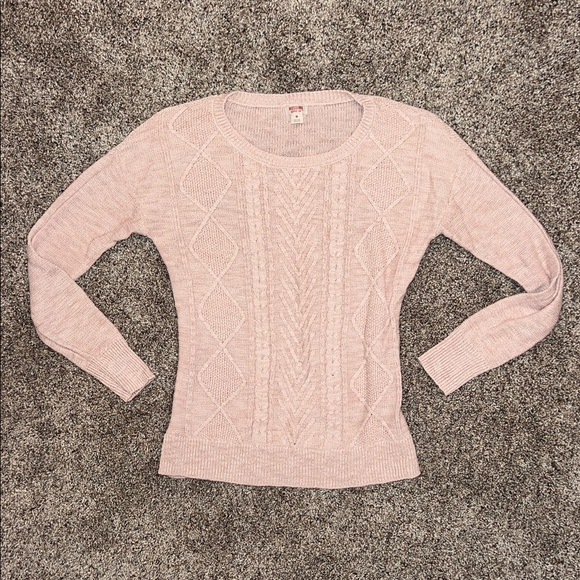 Mossimo Supply Co. Sweaters - Women’s Mossimo Supply Co. Light Pink Crew Neck Sweater